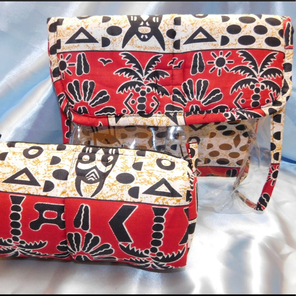 Beautiful African Cosmetic Bag